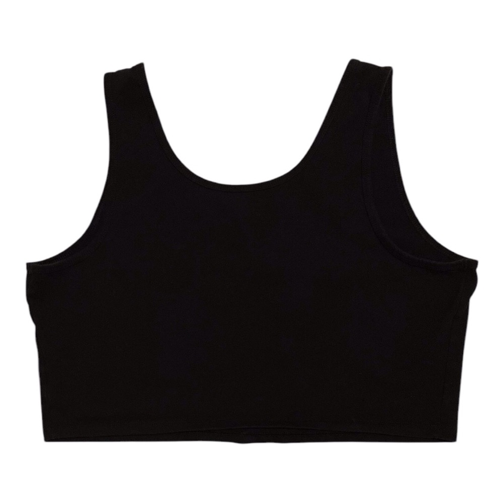 No Boundaries Girls Junior Black Knitting Crop Top, XL(15-17). - Picture 2 of 4